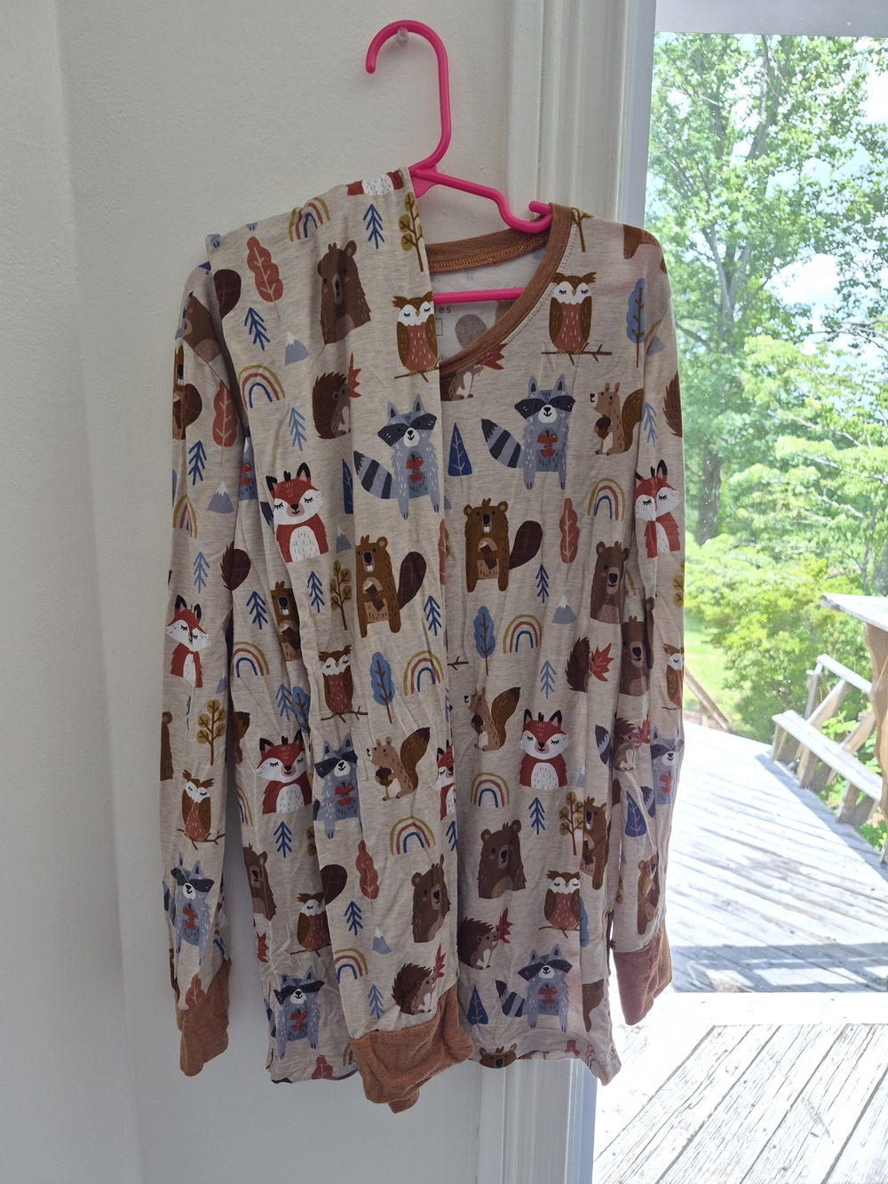 Little Sleepies Woodland Friends Long Sleeve And Pants